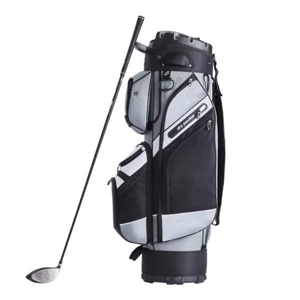VEVOR Golf Cart Bag with 14 Way Organizer Divider Top, 41 13 Pockets Premium Nylon Cart Bag, Durable Golf Bags with Handles & Dust Cover & Detachable Straps for Men & Women, Black Color-Block - Image 8