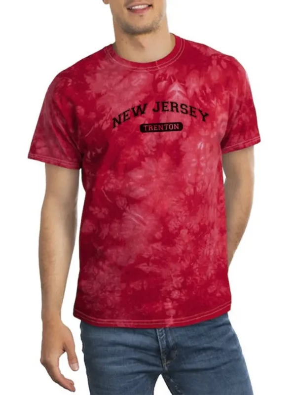 New Jersey Trenton Tie Dye Tee -SmartPrintsInk Designs