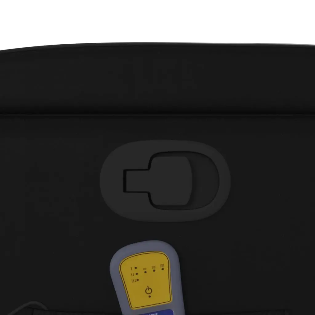 vidaXL Stand up Massage Recliner Chair Black Faux Leather - Image 10