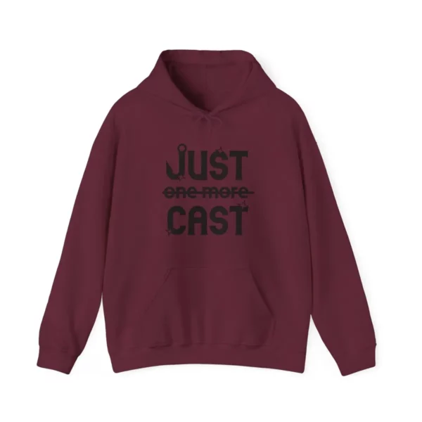 Stay Cozy in Style with Our Just Cast Print Hooded Sweatshirt - Image 4