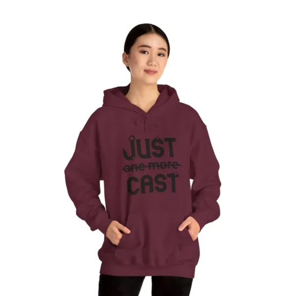 Stay Cozy in Style with Our Just Cast Print Hooded Sweatshirt - Image 5