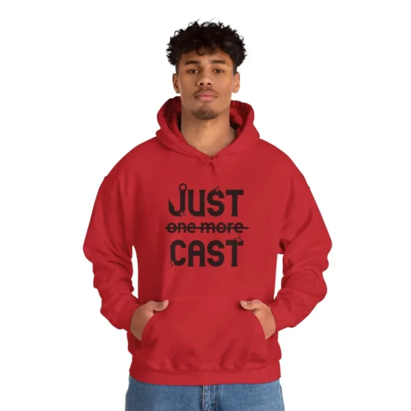 Stay Cozy in Style with Our Just Cast Print Hooded Sweatshirt - Image 15