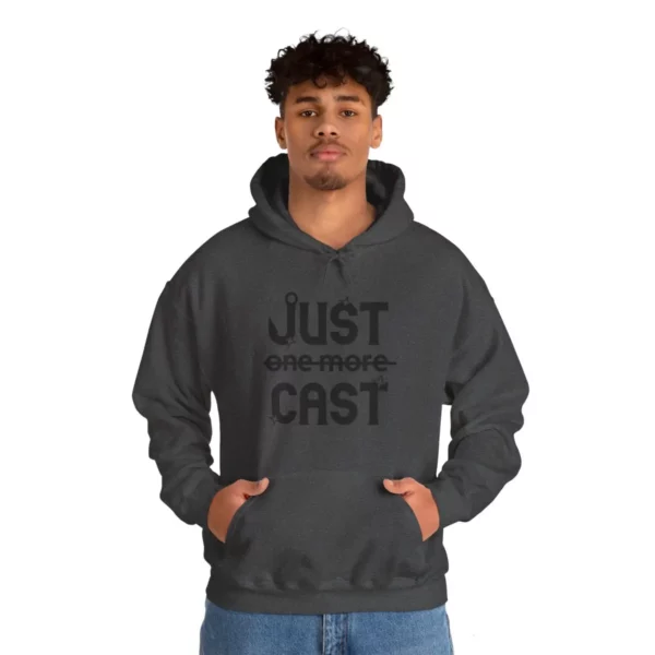 Stay Cozy in Style with Our Just Cast Print Hooded Sweatshirt - Image 3