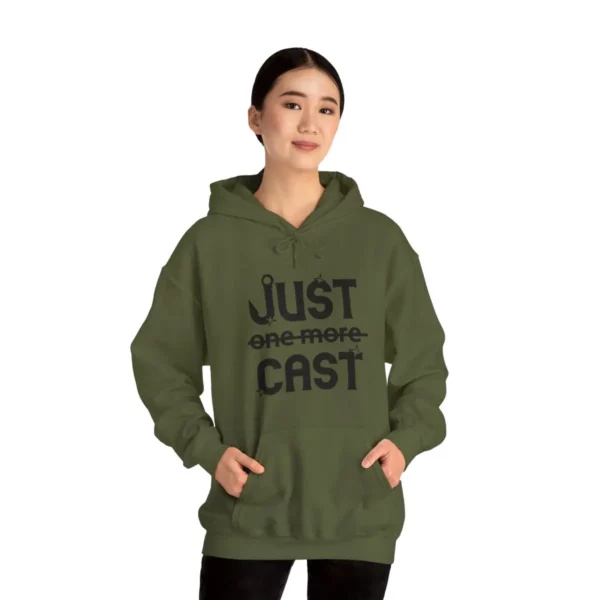 Stay Cozy in Style with Our Just Cast Print Hooded Sweatshirt - Image 17