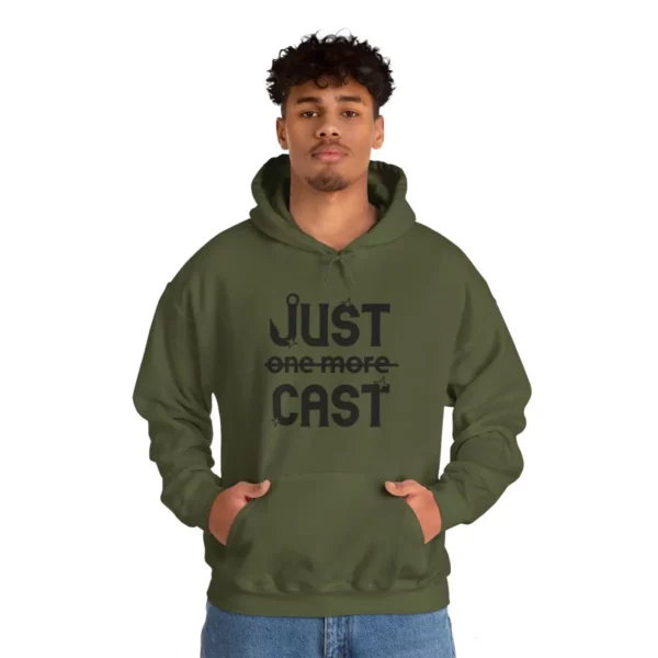 Stay Cozy in Style with Our Just Cast Print Hooded Sweatshirt - Image 18