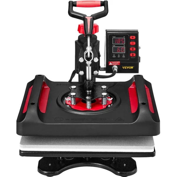 VEVOR 11 in 1 Heat Press, 12 x 15 Inch, Multifunctional Clamshell Printer, Digital Dual-Tube Heat Press Transfer Machine, Swing Away Sublimation Machine for T-Shirt Hat Cap Mug Plate Pen Shoes Black360 Swing Away Design - Image 28