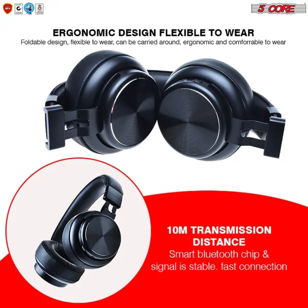 5Core Bluetooth Headphones Wireless Noise Cancelling Audifonos Inalambricos - Image 10