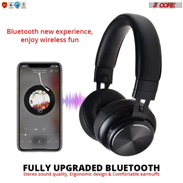 5Core Bluetooth Headphones Wireless Noise Cancelling Audifonos Inalambricos - Image 5