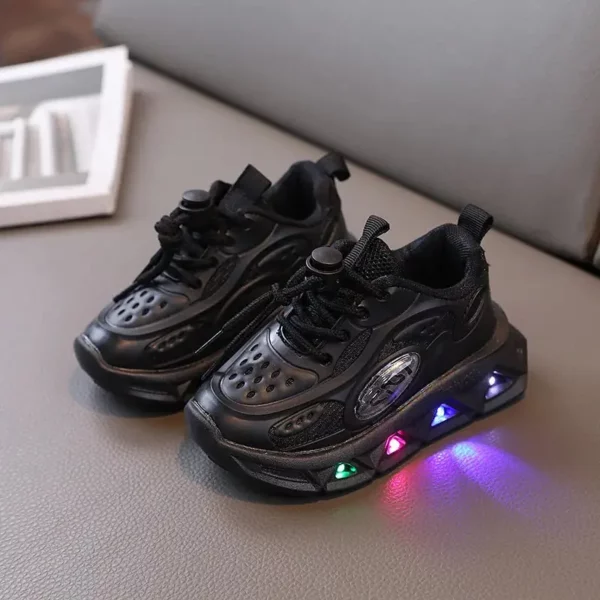 Breathable Sneakers Shoes with Multicolor LED for Children - Image 4