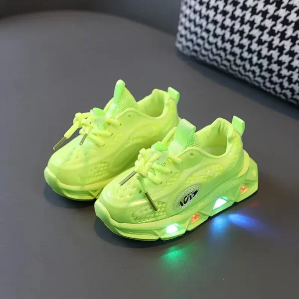 Breathable Sneakers Shoes with Multicolor LED for Children - Image 7