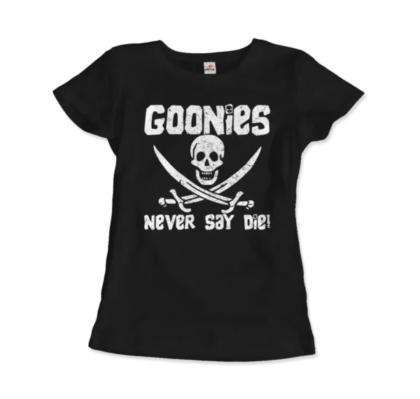 The Goonies Never Say Die Distressed Design T-Shirt - Image 4