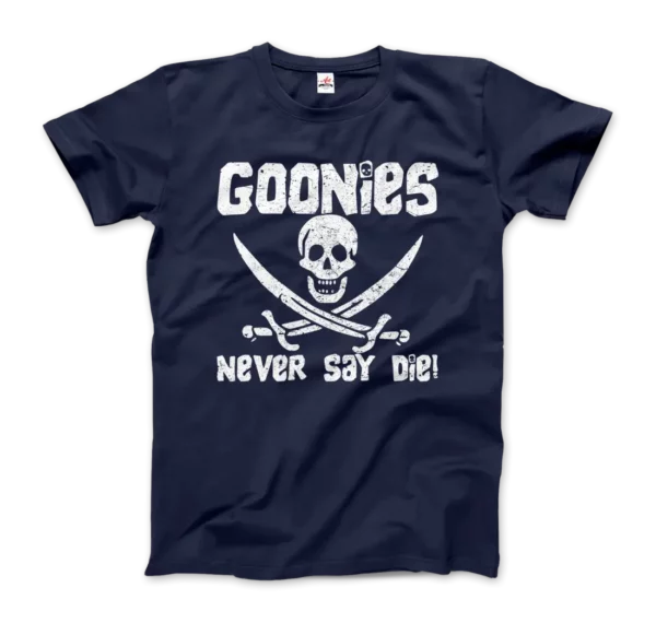 The Goonies Never Say Die Distressed Design T-Shirt - Image 7