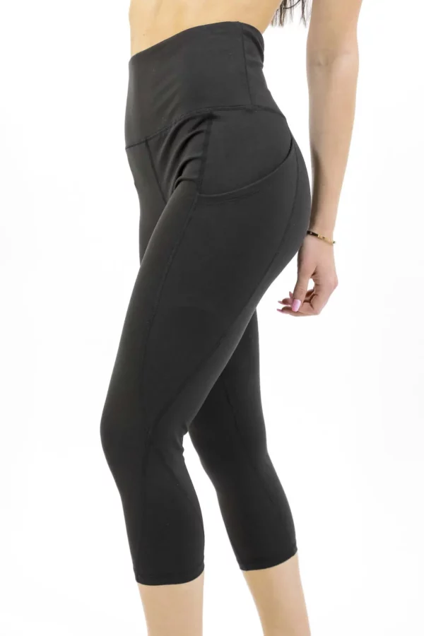 Seajoy Athletic High-Waisted Capri Leggings with Hip Pockets - Image 20