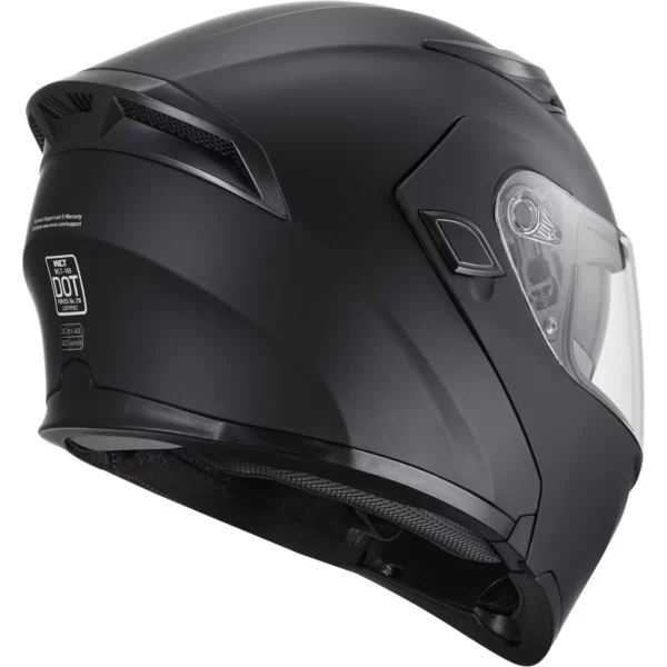 VEVOR Unmasked Motorcycle Helmet Motocross Helmet with Bluetooth Communication - Image 9