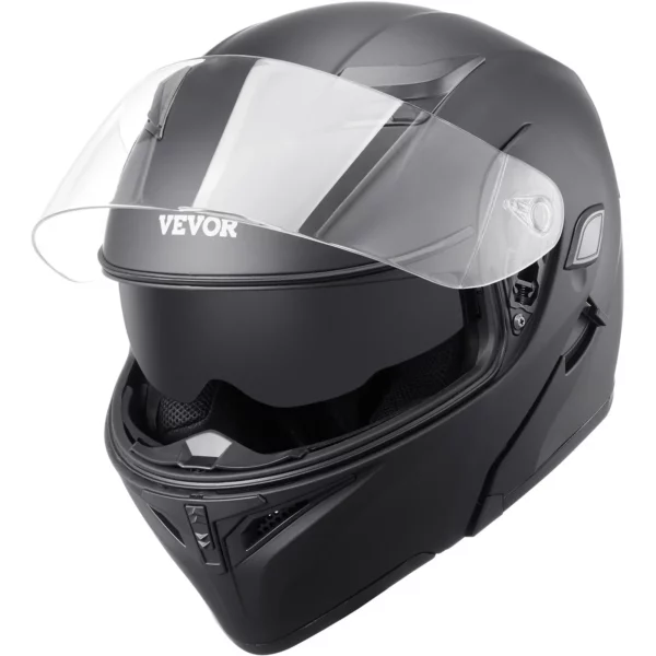 VEVOR Unmasked Motorcycle Helmet Motocross Helmet with Bluetooth Communication - Image 10