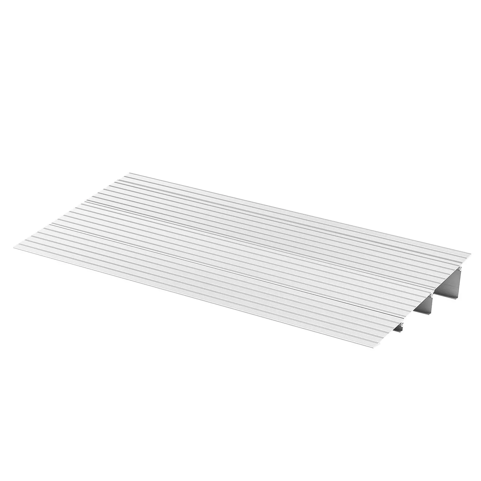 VEVOR Door Threshold Ramp, 3 inch Rise, Aluminum Alloy Threshold Ramp Rated 800 lbs Load Capacity, Handicap Ramps for Home Steps for Wheelchair, Scooters, Power Chairs, Walkers, Bicycle, Tricycle - Image 8