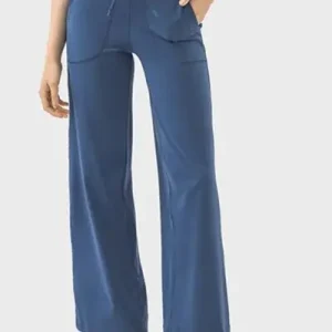 Drawstring Active Pants with Pockets