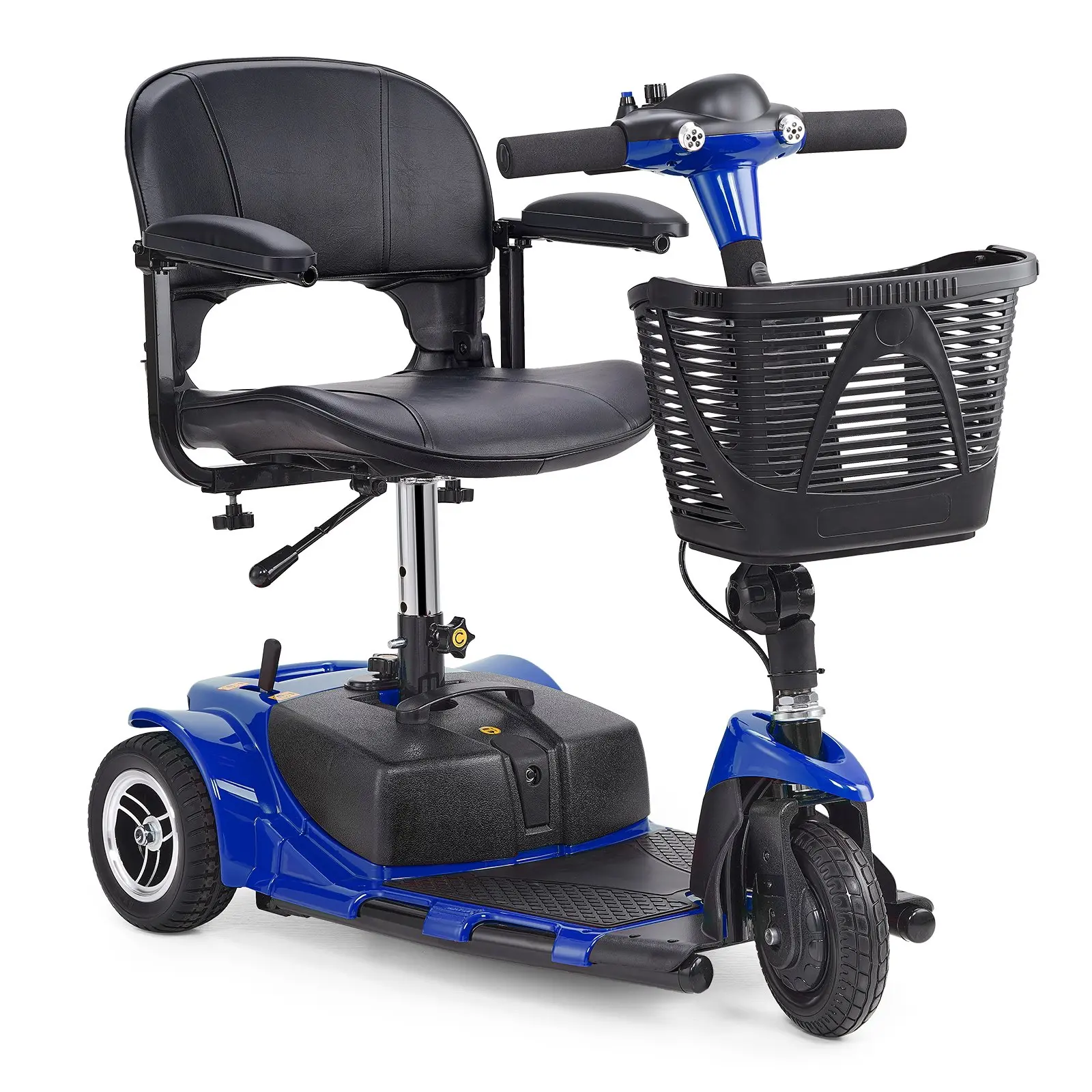 VEVOR 3-Wheel Folding Mobility Scooter for Seniors 12 Mile Range 265LBS Capacity - Image 8